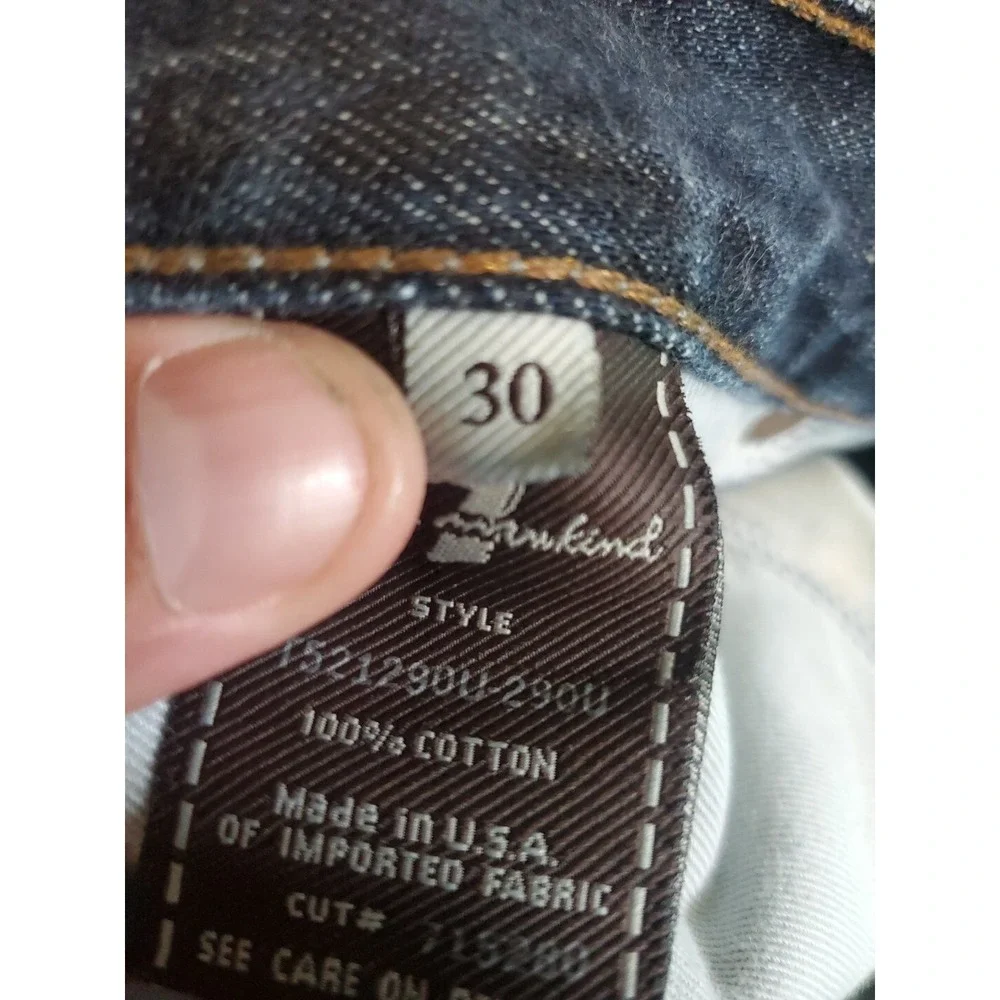 Mens 7 For All Mankind Relax Blue Jeans Size 30  Made USA ( T521290u-290u)